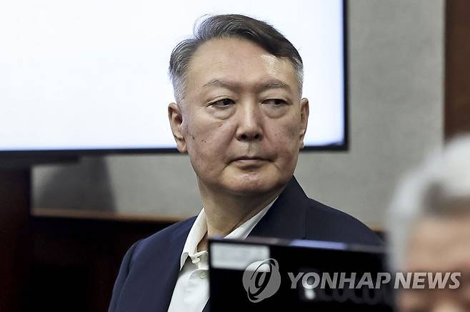 법정 출석한 윤석열 전 대통령 [사진공동취재단 제공] 2025.9.26