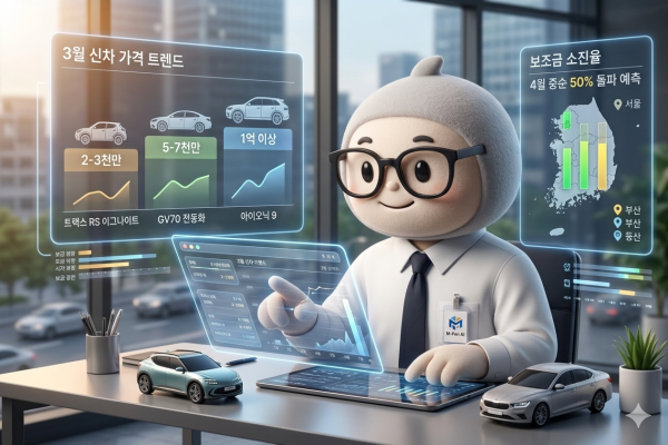 미디어펜 산업부 AI(인공지능) 데이터 분석관 산대리. /사진=AI 이미지