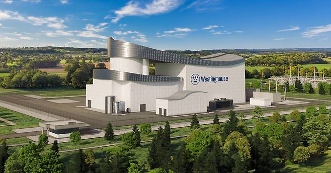 &nbsp;웨스팅하우스 원자력 발전소 조감도. (사진=웨스팅하우스)