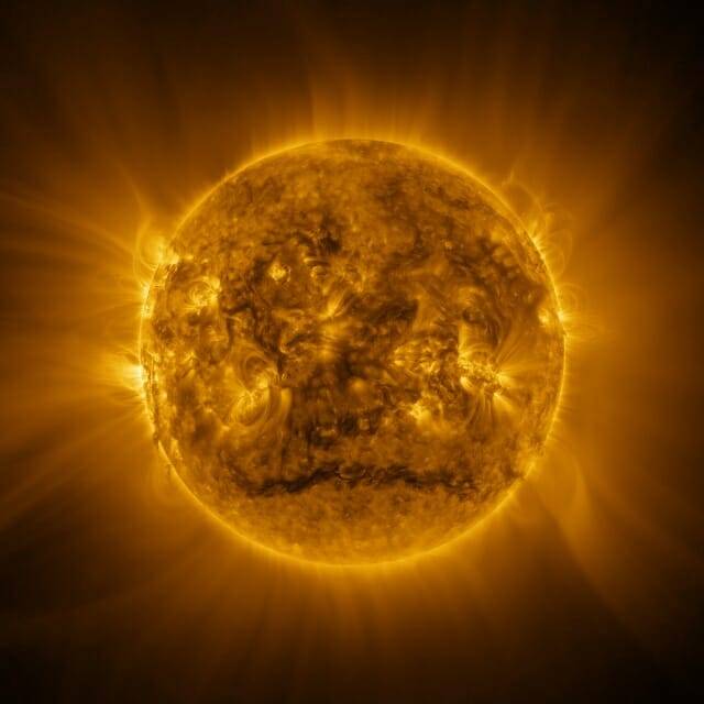 솔라 오비터가 촬영한 고해상도 태양 사진 (사진= ESA & NASA/Solar Orbiter/EUI Team, E. Kraaikamp (ROB))