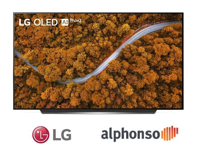 LG전자가 손자회사 알폰소 지분을 100%까지 끌어올릴 수 있는 공개매수(Tender Offer) 절차에 돌입했다. 사진은 LG TV와 각 사 로고./LG전자