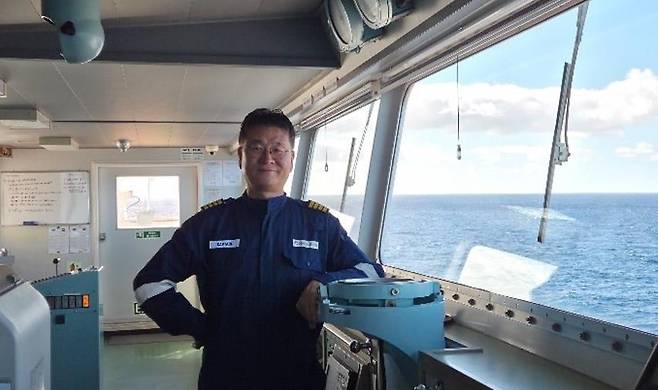 57세 나이에 다시 항해를 누비는 유종현 선장(본인 제공)