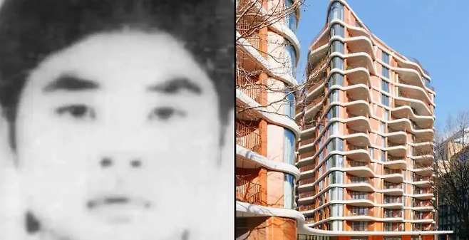 중국에서 불법도박장 개설 혐의로 수배된 쑤장보와 그가 사들인 영국 런던의 부동산. 웨이보