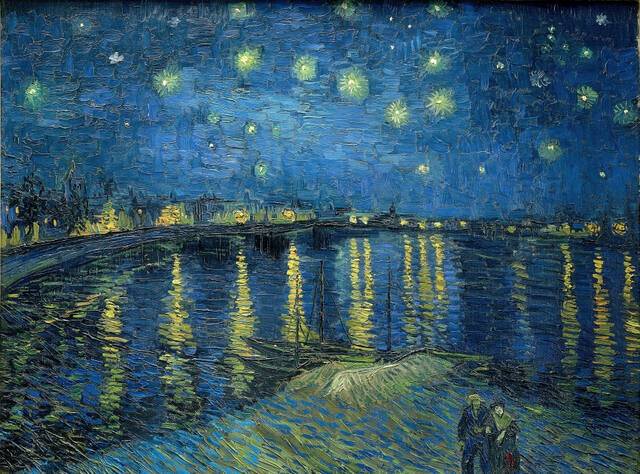 빈센트 반 고흐의 ‘론강의 별이 빛나는 밤에’. 과천문화재단 제공
