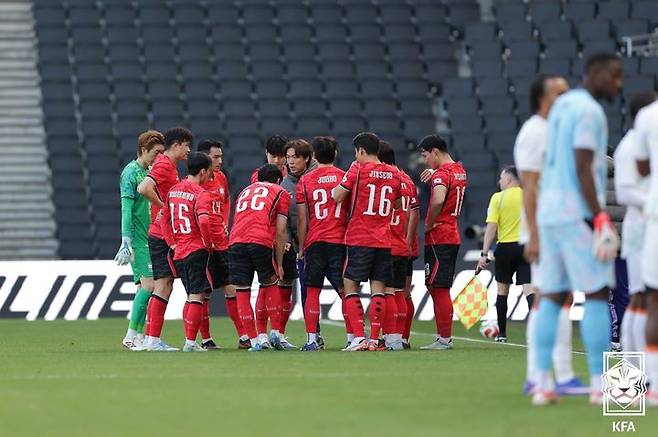 [서울=뉴시스] 한국 축구대표팀. (사진=대한축구협회 제공) *재판매 및 DB 금지