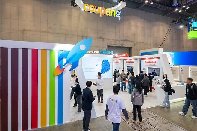 [서울=뉴시스] 2026 국제물류산업대전에 참가한 쿠팡 부스 전경. (사진=쿠팡 제공)  *재판매 및 DB 금지