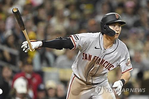 이정후의 경기 모습. [로이터=연합뉴스]