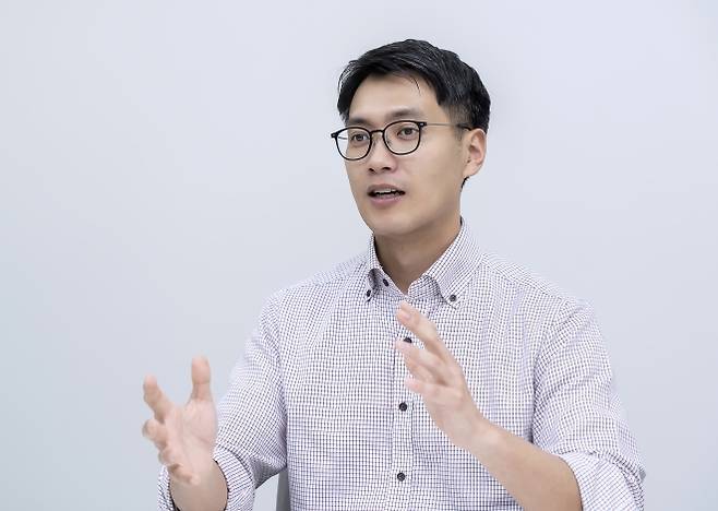 이상호 카카오페이손해보험 부사장이 1일 경기 성남시 카카오페이손보 본사에서 서울신문과 인터뷰하고 있다. 카카오페이손보 제공