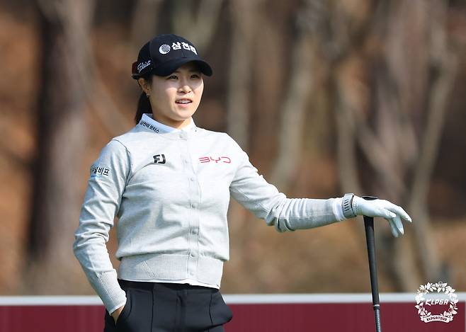 단독 선두에 나선 고지원. 사진 제공=KLPGA