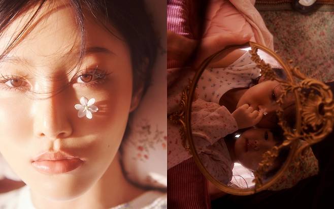 가수 화사의 ‘쏘 큐트’ 새 콘셉트 사진, 사진제공|피네이션.