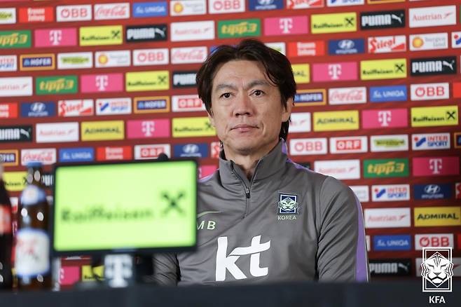 홍명보 대한민국 축구 국가대표팀 감독. /사진=대한축구협회 제공