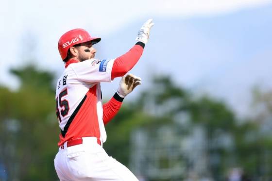 KIA 타이거즈 전 외국인 타자 패트릭 위즈덤의 2025시즌 활약 모습. /사진=KIA 타이거즈 제공