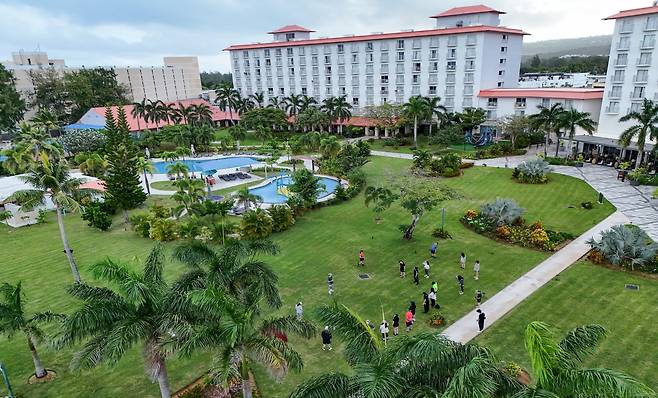 크라운 플라자 리조트 전경 [사진/임헌정 기자]