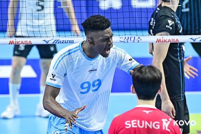 대한항공 마쏘. 사진 | 한국배구연맹