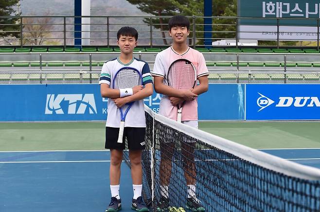 절친으로 결승에서 만난 강건우와 윤상원. KTA