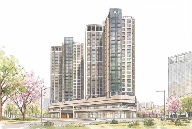 공덕역자이르네 스케치 이미지