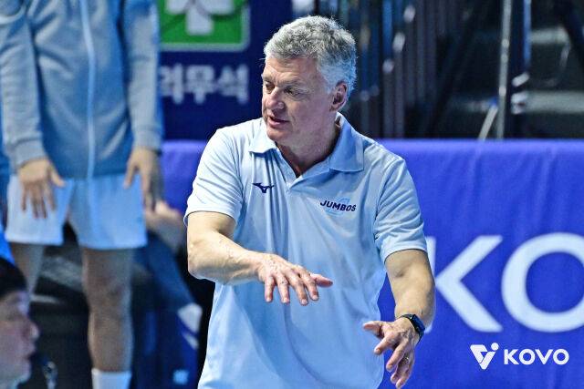 대한항공의 헤난 달 조토 감독/KOVO