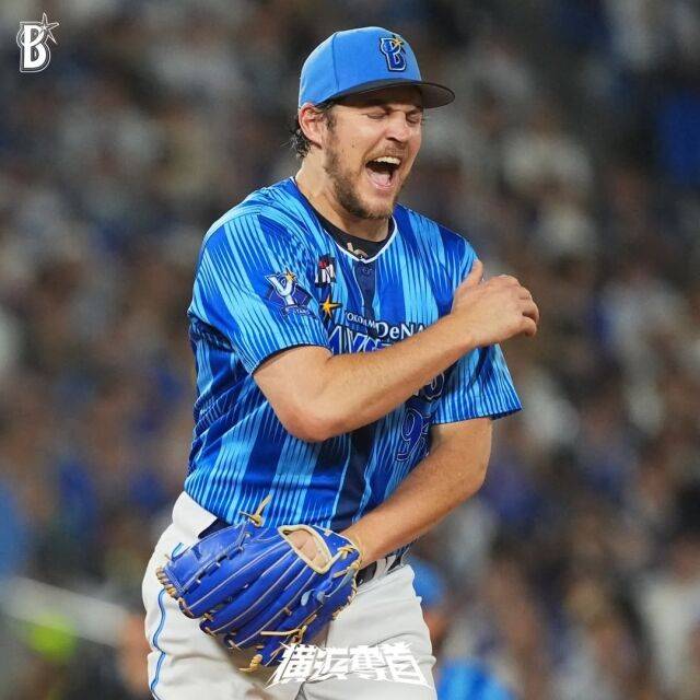 요코하마 DeNA 베이스타스 시절 트레버 바우어./요코하마 DeNA 베이스타스 SNS