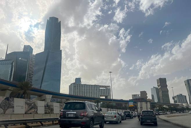사우디아라비아 수도 리야드에 있는 킹 압둘라 금융지구 전경 [AFP]