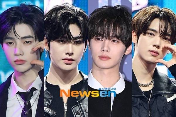 사진=왼쪽부터 장하오, 리키, 김규빈, 한유진/뉴스엔DB