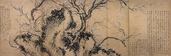 조희룡 〈홍백매도〉 ⓒ일민미술관 *재판매 및 DB 금지