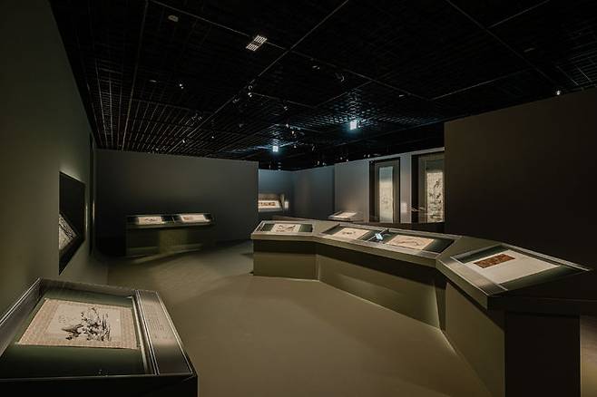 3부, ‘예림(藝林)의 여덟 제자’ 전시장 전경 ⓒ대구간송미술관 *재판매 및 DB 금지