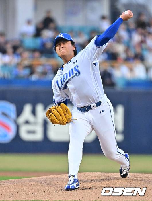 [OSEN=대구, 이석우 기자] 삼성 라이온즈 이승현 018 2026.04.02 / foto0307@osen.co.kr