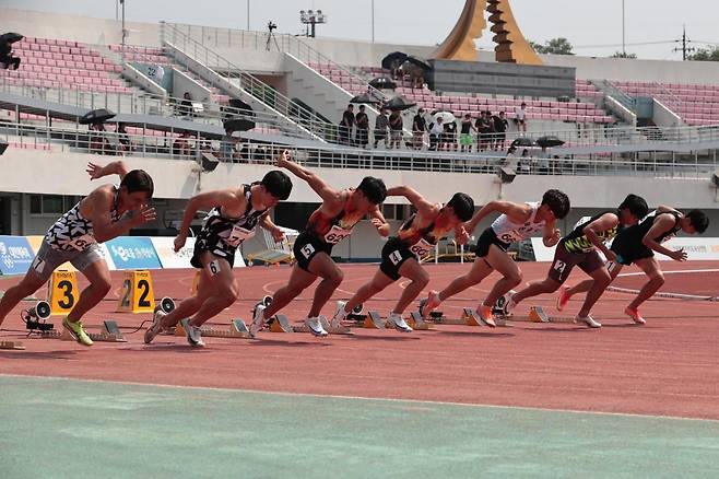 2025 백제왕도 익산 전국육상경기대회 모습 [대한육상연맹 제공. 재배포 및 DB 금지]