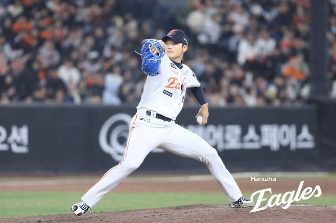 지난 2일 kt wiz전에 등판한 한화 이글스 좌완 강건우 [한화 이글스 제공. 재판매 및 DB 금지]