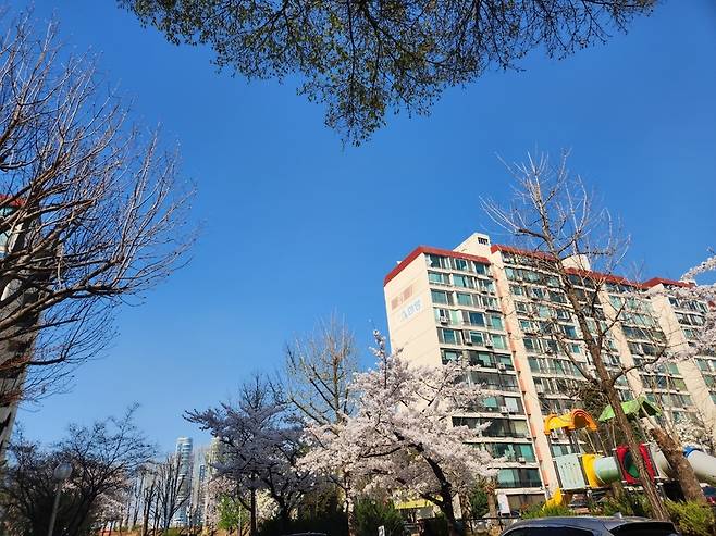 지난 2일 오후 방문한 압구정 5구역(한양2차) (사진= 김수현 기자)