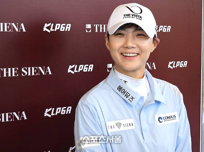 정규대회에서 생애 첫 홀인원을 기록한 박성현이 그 순간을 돌아보며 환하게 웃고 있다. 사진 | 여주=장강훈 기자 zzang@sportsseoul.com