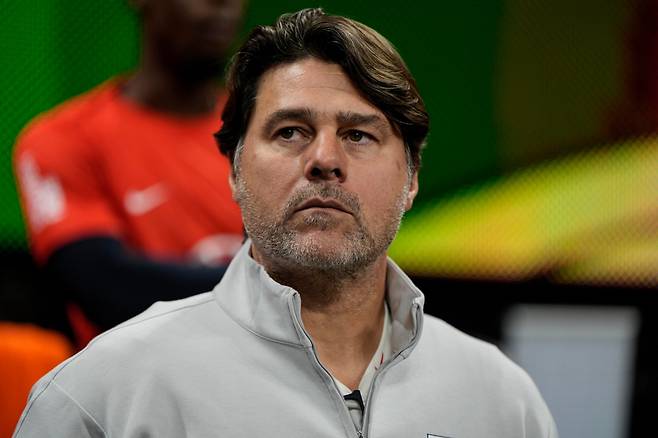 USA head coach Mauricio Pochettino prepares for play agsinst Portugal during the first half of an international friendly soccer match, Tuesday, March 31, 2026, in Atlanta. (AP Photo/Mike Stewart)







<저작권자(c) 연합뉴스, 무단 전재-재배포, AI 학습 및 활용 금지>