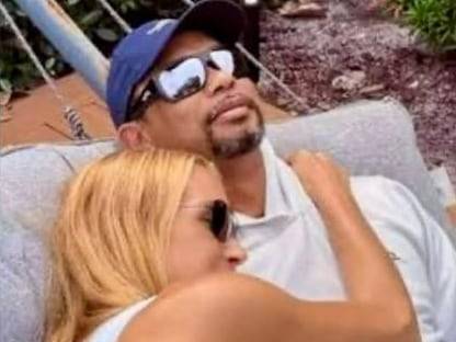 3일(현지 시각) 버네사 트럼프가 타이거 우즈와 함께 찍은 사진에 '사랑해'라는 응원 메시지를 자신의 인스타그램에 공개했다./인스타그램