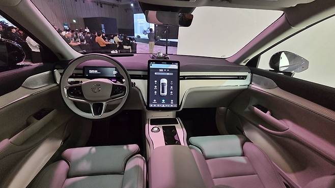 볼보 EX90 내부 [사진촬영=최기성 매경 디지털뉴스룸 기자]