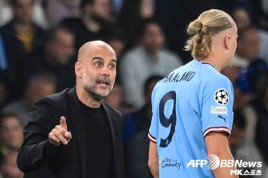 펩 과르디올라 맨시티 감독. 사진(이스탄불 튀르키예)=AFPBBNews=News1