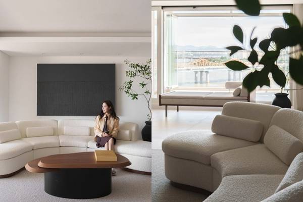 걸그룹 티아라 멤버 효민이 방송을 통해 럭셔리한 신혼집을 공개했다. 사진은 효민이 자신의 SNS를 통해 공개한 신혼집의 모습. /사진=효민 인스타그램 캡처