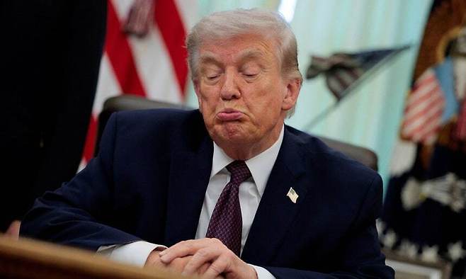 널드 트럼프 미국 대통령. 로이터연합