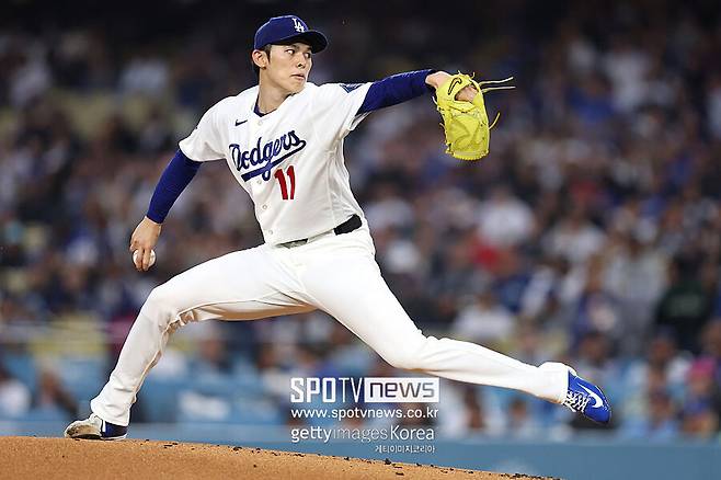 ▲ 5일 워싱턴전 선발이 예정되어 있는 사사키는 최소 5이닝 이상을 던질 수 있는 능력을 보여줘야 한다