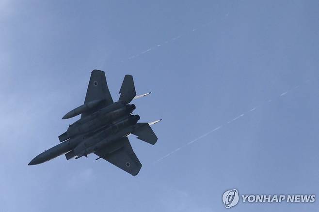 F-15 전투기(기사와 직접 관련 없음) [EPA 연합뉴스 자료사진 재판매 및 DB 금지]
