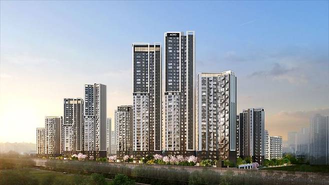 아크로 드 서초 투시도 (DL이앤씨 제공).ⓒ 뉴스1