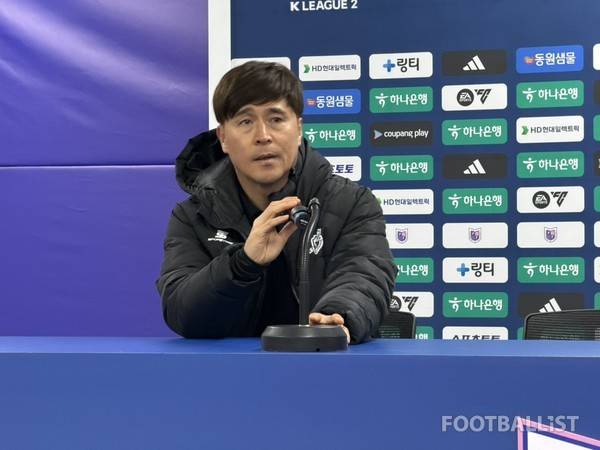 손현준 김해FC2008 감독. 김희준 기자
