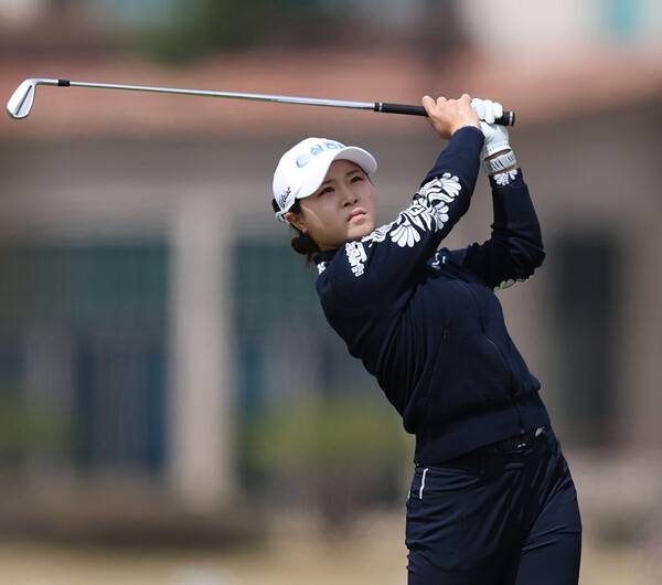 한국여자프로골프(KLPGA) 투어 2026시즌 '국내 개막전'인 신설 대회 더 시에나 오픈 우승 경쟁에 뛰어든 고지원 프로가 3라운드에서 경기하는 모습니다. 사진제공=KLPGA (사진을 무단으로 사용하지 마십시오.)