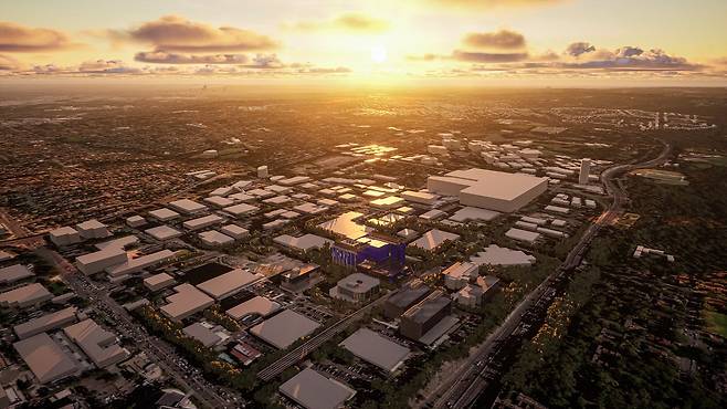 호주 시드니 맥쿼리파크(Macquarie Park)에 위치한 대규모 데이터센터 캠퍼스. 사진=맥쿼리 테크놀로지 그룹