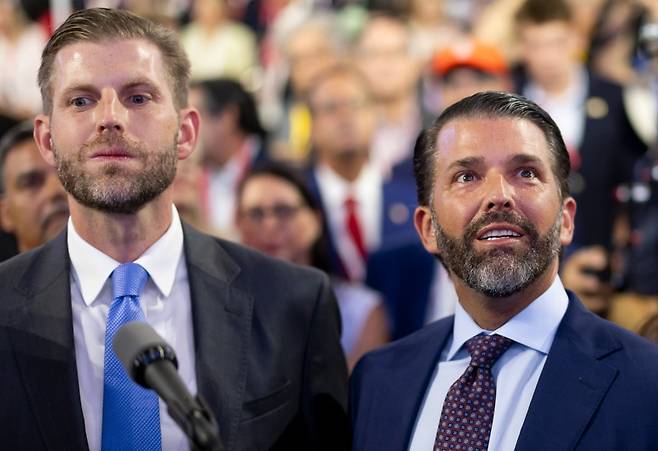 에릭 트럼프, 도널드 트럼프 주니어 / 사진=연합뉴스