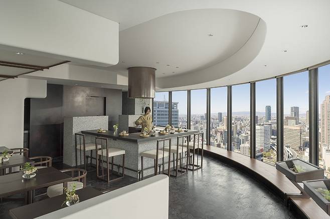 일본식 전통차와 조식을 맛볼 수 있는 사보 라운지.