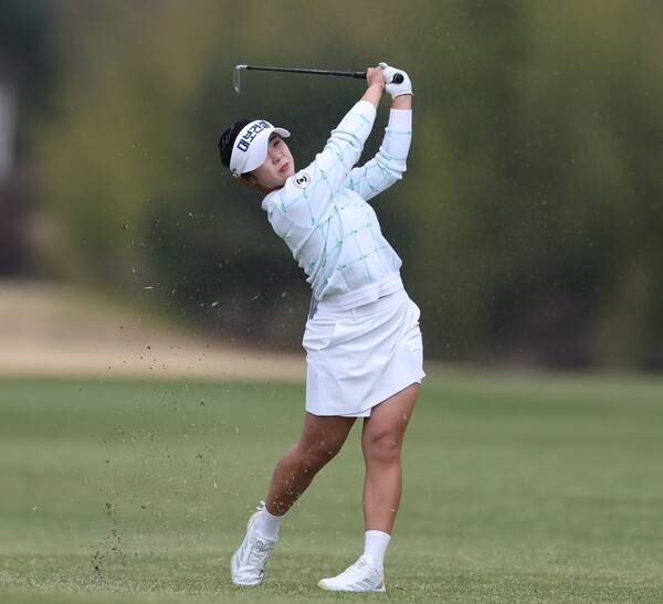 한국여자프로골프(KLPGA) 투어 2026시즌 '국내 개막전'인 신설 대회 더 시에나 오픈에 출전한 루키 양효진 프로가 최종라운드에서 경기하는 모습이다. 사진제공=KLPGA (사진을 무단으로 사용하지 마십시오.)