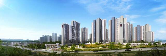 썬밸리 오드카운티 투시도. 동광종합토건 제공