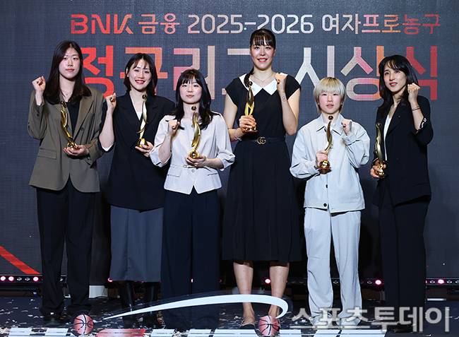 WKBL 선수단 / 사진=팽현준 기자