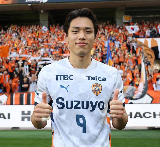 시미즈 S펄스 공격수 오세훈. /사진=시미즈 S펄스 갈무리