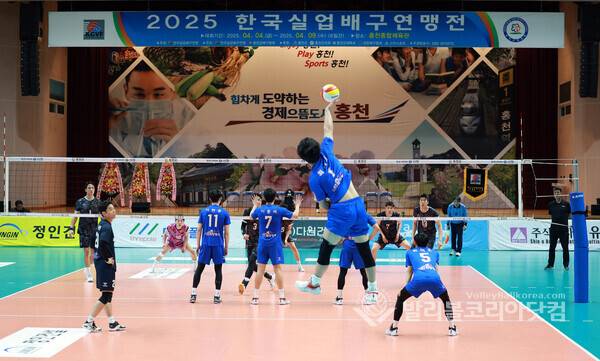 2025년도 한국실업배구연맹 남자부 화성시청-국군체육부대 결승경기.